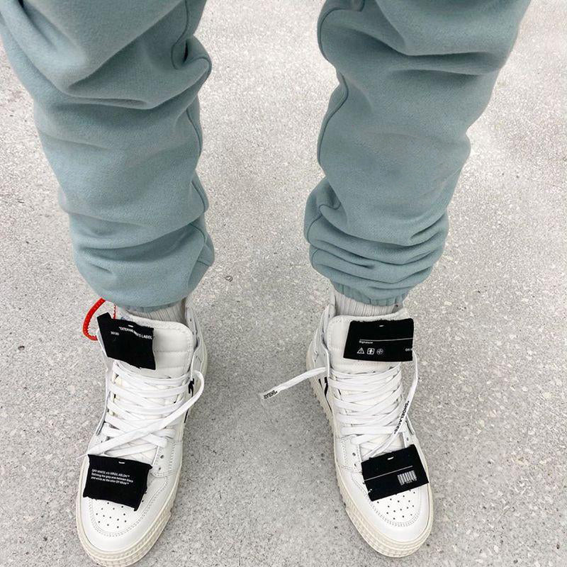 8 Colors Mens Pants Candy Color 3M Refelcitive Sweatpants Letter Embroidery Long Trousers