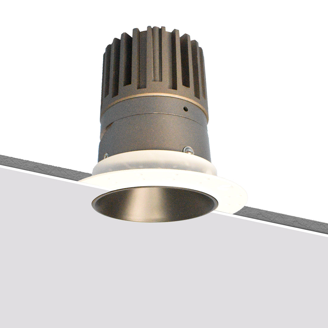 Gold Reflector Trimless Adjustable Hotel Light Invisible Trim Spotlights CRI90 Glare-free Hidden Frame LED for Home Dimmable