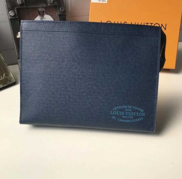 Key Wallets Brand Leather Designer Wallet Luxury Case bag M30395 Long two-color Chain embossed Pouches clutch Card Holders bag men&#039;s