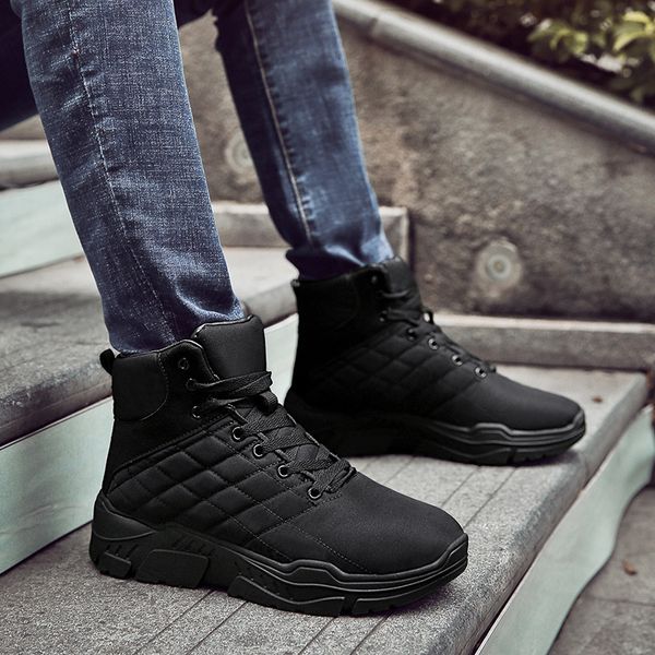 Winter Snow Boots Plush Waterproof Men&#039;s Popular Casual Cotton Shoes Women&#039;s Large