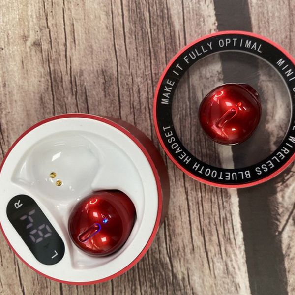 X21T Ultra Mini Wireless TWS Earphone Hidden Small Bluetooth 5.0Headset Touch Control Earbud With LED Power Display For iphone