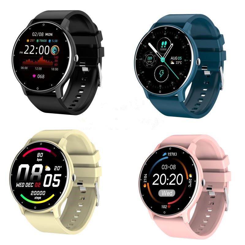 Luxury ZL02 Smart Watch Woman Man Full Touch Screen Sport Fitness Watches IP67 Waterproof Bluetooth Bracelet For women Android ios smartwatch Men Wi