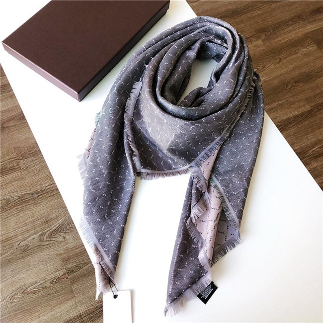Wholesale brand scarves womens and men senior long LamÃ© shawls Fashion tourism soft Top DesignerÂ luxuryÂ gift printing Cotton Scarf