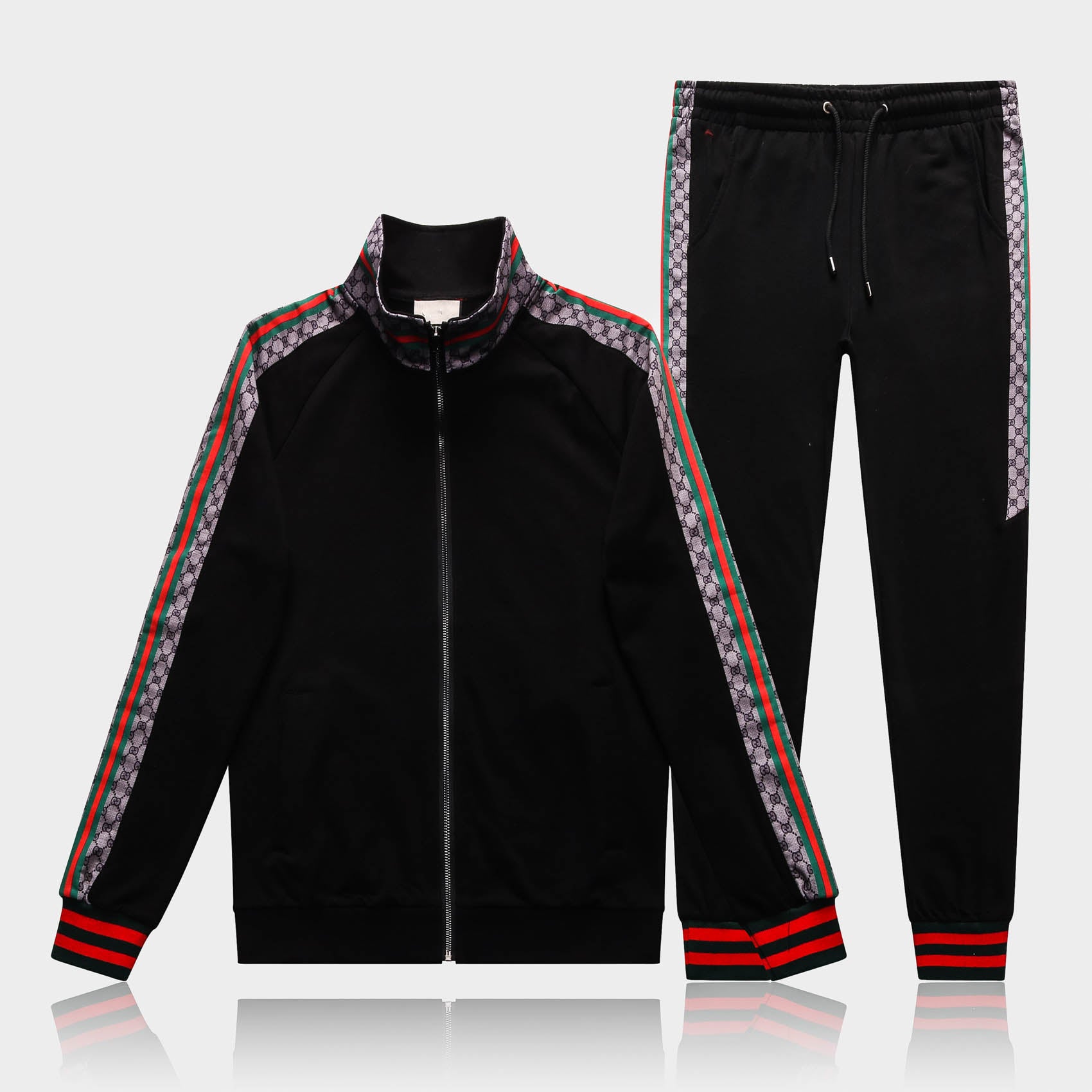 MÃ¤nner Frauen NEW Anzug Rundkragen Hoodiesatz FrÃ¼hling und Herbst Stil mit Paaren losen-ÃberbrÃ¼cker beilÃ¤ufiger siut Designer Patchwork