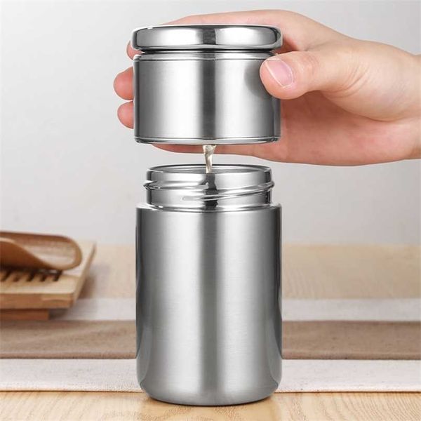 Thermos water Bottle Vacuum 304 Stainless Steel garrafa de agua Portable office travel teapot tea cup with built-in strainer 211109