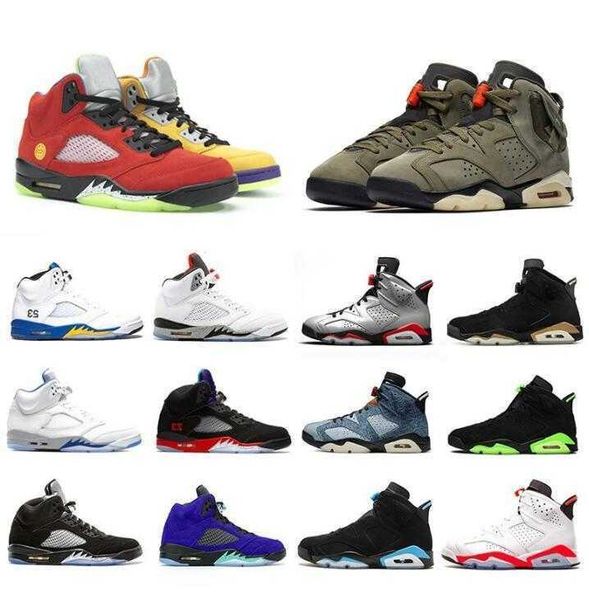 What The 5 Cactus Jack 6 Men Basketball shoes Hyper Royal 5s Medium Olive Hare 6s Infrared Top 3 Mens trainers sports sneakersGL1N46DT