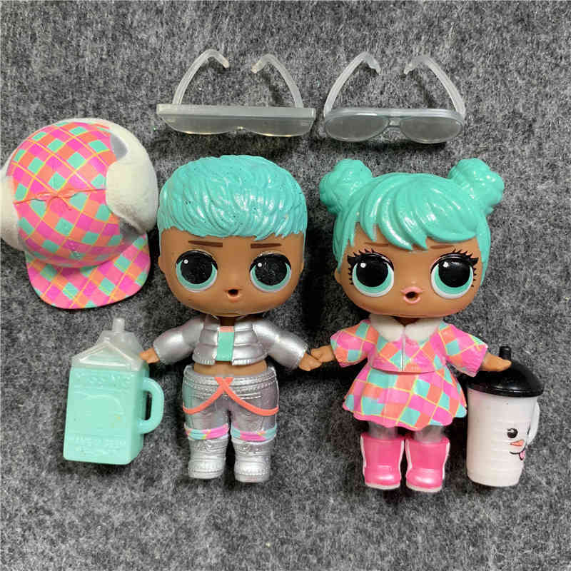 Lol doll surprise BB - ice brothers, winter disco, cabin, new children&#039;s Club Series accessories, toys, Christmas gifts