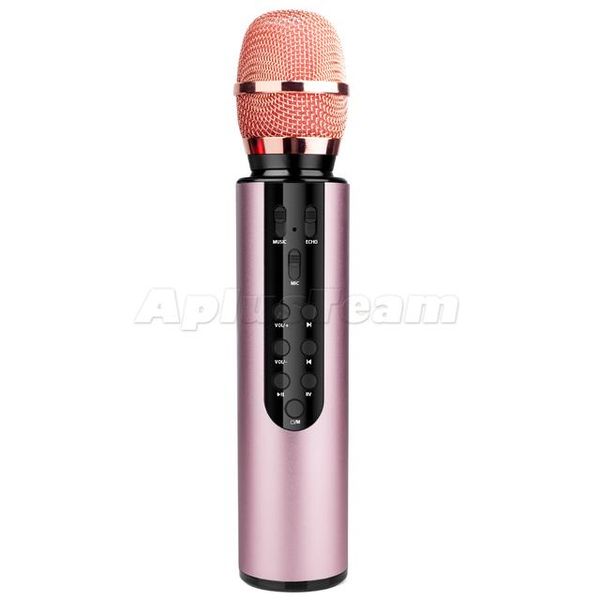 Microphone Condenser Sound Recording Mic Wireless Microphone powerful bluetooth speaker 2 in 1 KTV Karaoke High Quality