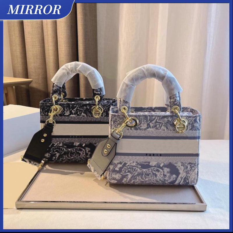 MIRROR Leather Evening Bags Crossbody Designer Genuine Accessoires Luxury Handbags Purses Flower Fashion Women Shoulder Bag