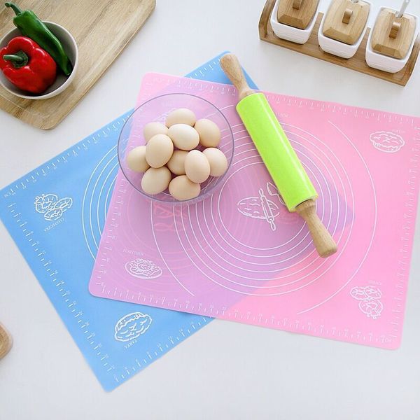 29*26cm Silicone baking Mat Non-stick Pastry Boards Kneading Rolling Dough Mats Fondant Macaroo Pizza Cake Bakeware Paste Flour Table Sheet