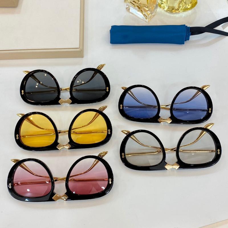 Sunglasses Brand Desinger Women&#039;s Mirror Sun Glasses Lady Shade UV400 Crystal Fashion Top Quality