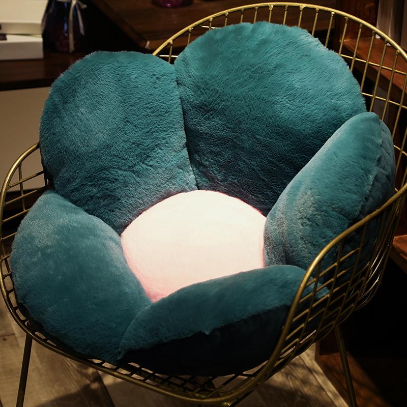 Cushion-Decorative Pillow Hanging Basket Cushion Round-Backed Armchair Cradle Floor Bedroom Living Room Cushions Tatami Large Thickening Cha