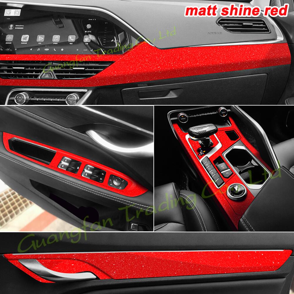 Interior Central Control Panel Door Handle 3D 5D Carbon Fiber Stickers Decals Car Cover Parts Products Accessories For Geely Tugella Xingyue FY11 Ye