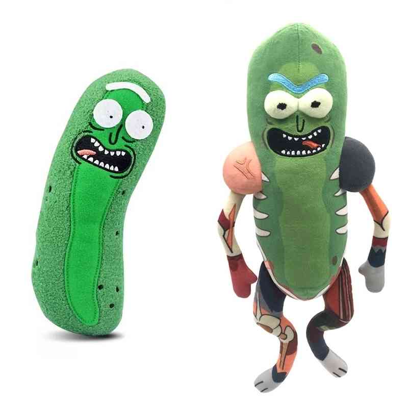 Selling Hot 45cm Morty Cute Pickle Rick Soft Plush Toys Funny Cucumber Stuffed Dolls Kids Birthdays Gifts