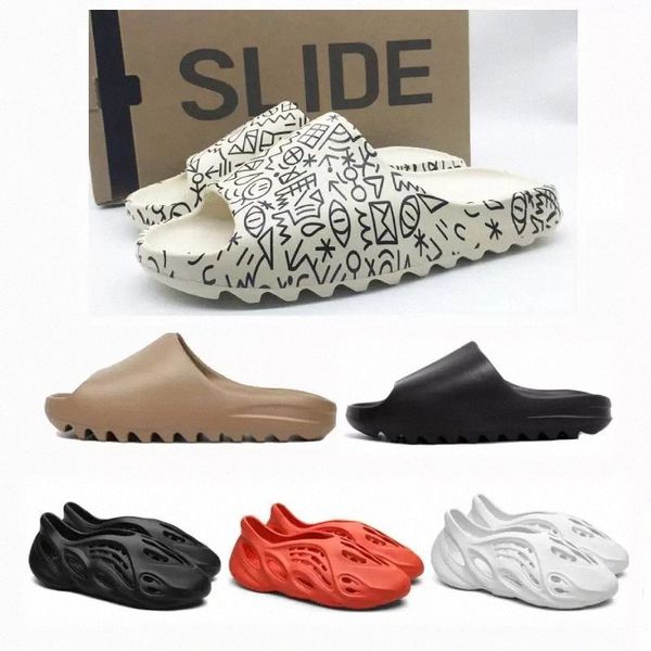 Slides Resin Foam Runner Sandals slipper MXT Moon Gray Clay Mineral Blue Earth Brown clog triple woman mans tainers slip-on Outdoor shoes sl
