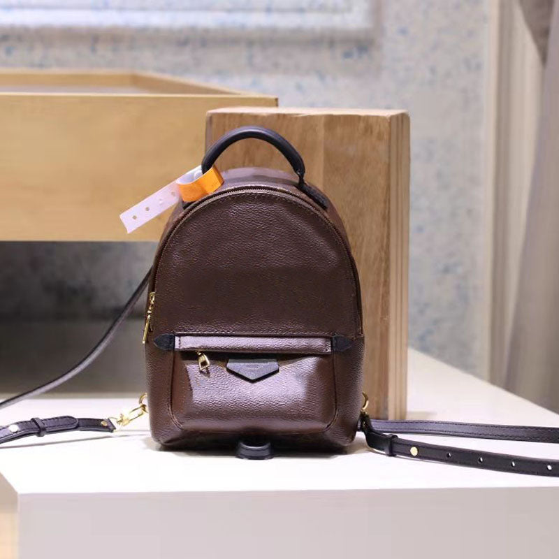 Luxury Mini Designer Backpacks Designer Backpack Waterproof Camouflage Thread Genuine Leather Chains Zipper Soft Satchels Canvas Owhide Classical Sc