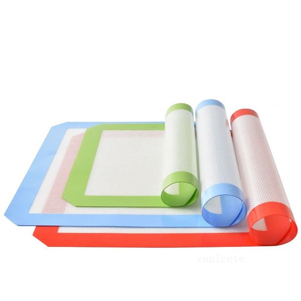 Silicone Dab Mats (16.5 x 11.6 inch) Baking Pad Bakeware Kid Table Mat for Wax Oil Bake Dry Silica gel glass fiber baking padZC873