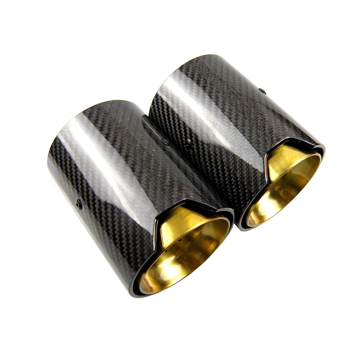 Golden Color M Performance Carbon Fiber Exhaust Tip For BMW M2 F87 M3 F80 M4 F82 F83 M5 F10 M6 F12 F13 muffler tip