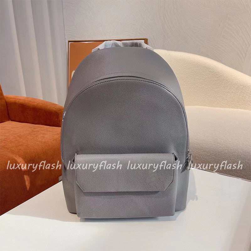 Designer Men Backpack 2023 Simple Fashion Trend Leisure Youth Mens Backpacks Black Grey Ladies Large-capacity High Quality School Purses 2 Color