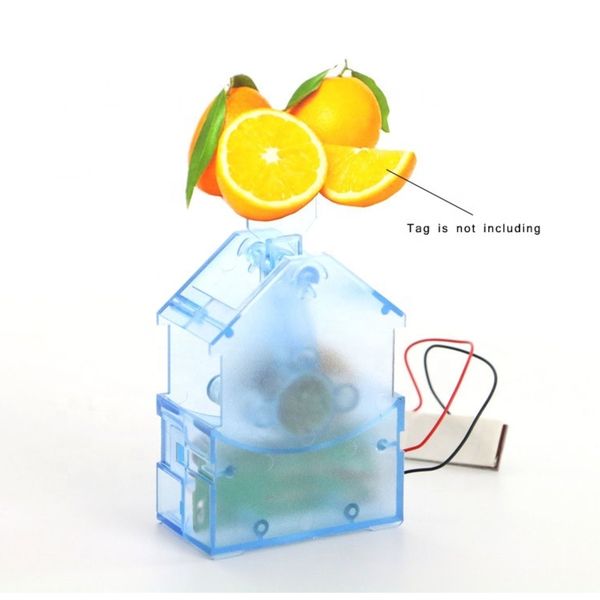 Motor Swing Pop Solar Energy Wave Automatically Display Plastic Card Holder Sticky Stand Sign Wobbler Blue