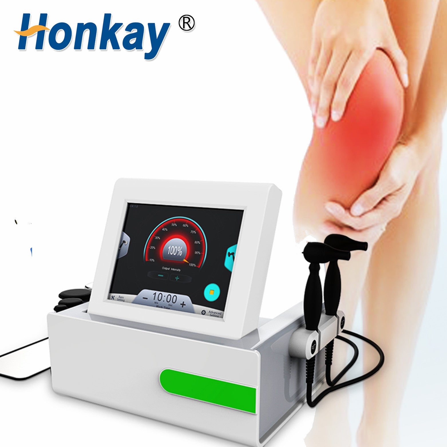 Portable 2 in 1 Deep Heating Radio frequency physiotherapy Tecar therapy equipment pain relief RET CET RF therapies with free logo