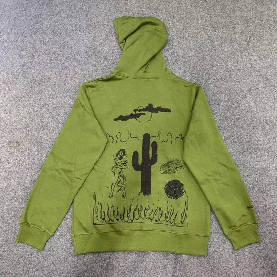 2021 New Extremamente Raro Rodeo Tour Hoodie Com Capuz Das Mulheres Dos Homens De Melhor Qualidade Streetwear Travis Scott Astroworld 2o0o