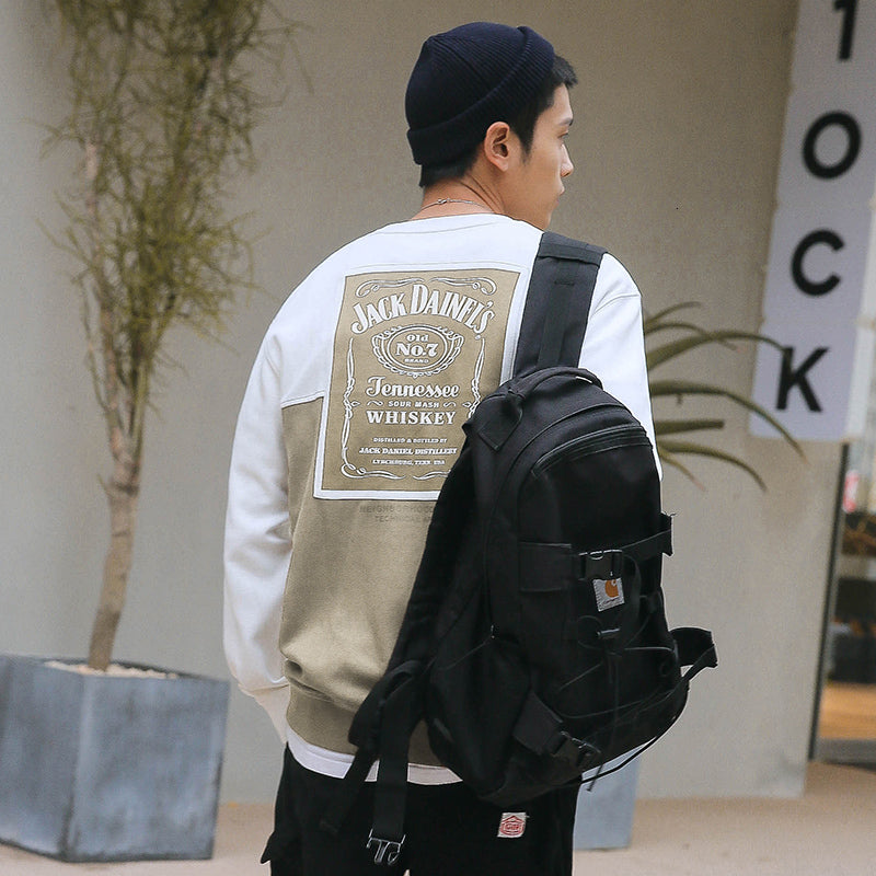 New 2021 Brand Men Hoodie Spring Harajuku Tops Long Sleeve Streetwear Homme Plussize Clothes Korean Style Fashion Patchwork Clothing C0jk