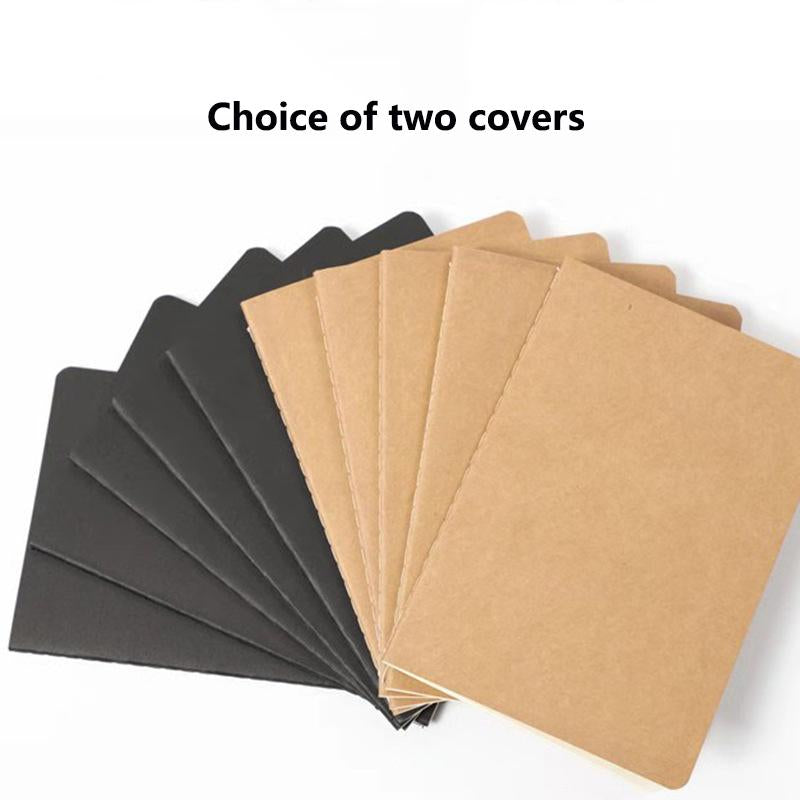 A5 kraft paper line book blank hand-painted book retro sketch book kraft paper agenda notebook school school supplies office supplies 40 inn