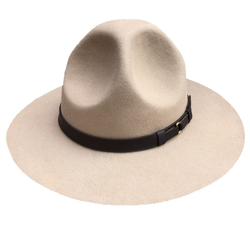 2021 New Canadian Mountie Hat Rcmp Drill Sergeant Campaign Costume Hats Np76