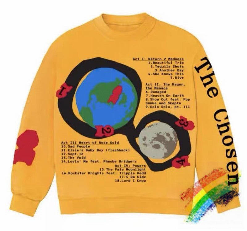 2021 New Foam Print Cpfm. Xyz for Motm Iii Beautiful Trip Male Women&#039;s Sweatshirts 1:1 High Quality Oversize Crewneck Hoodie Bxli
