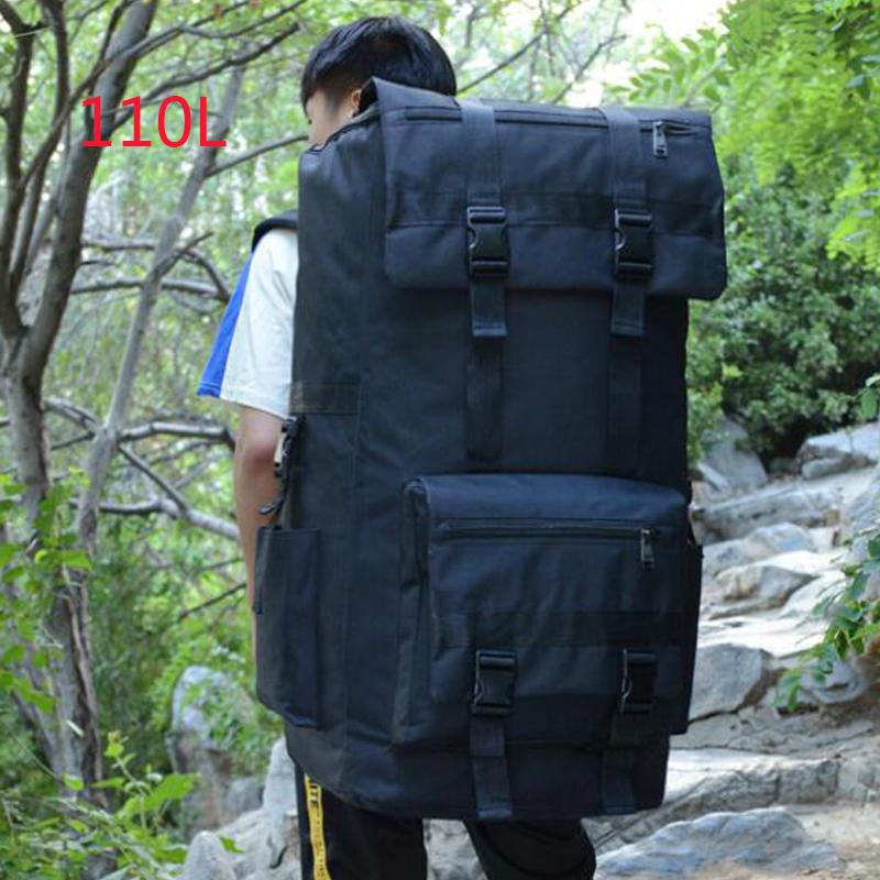 Outdoor Bags 110L Large Capacity Man Army Tactical Backpacks Assault Sport Hiking Camping Bag Travel Backpack Rucksack