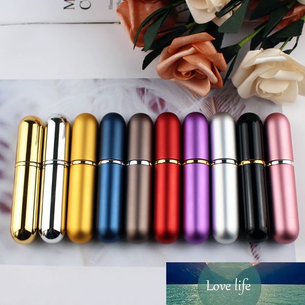 100pcs-lot Top Quality 6ml Small Travel Perfume Atomizer Metal Refillable Spray Bottle Empty Aluminum Perfume Atomizers