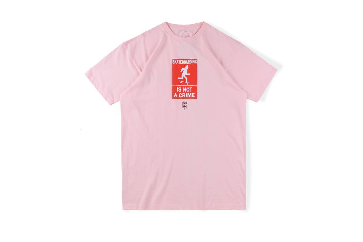 2021 New Travis Scott Skateboarding Is Not a Crime Men Women High-quality Jackboys Top Tee Astroworld Tshirt A7fw