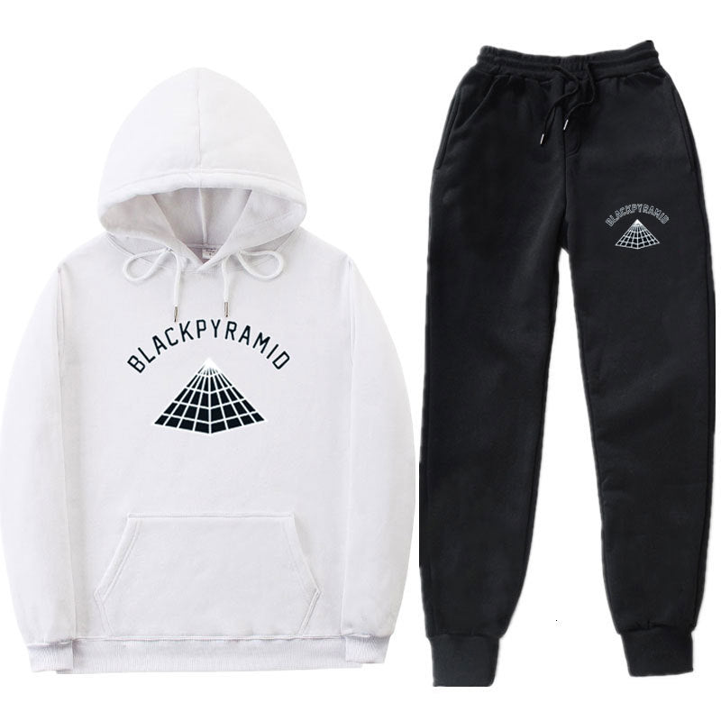 2021 New Tracksuit Black Pyramid Light Alphabet Signs Clothing Several Boys Ropa Men Hoodie Set 7ccj