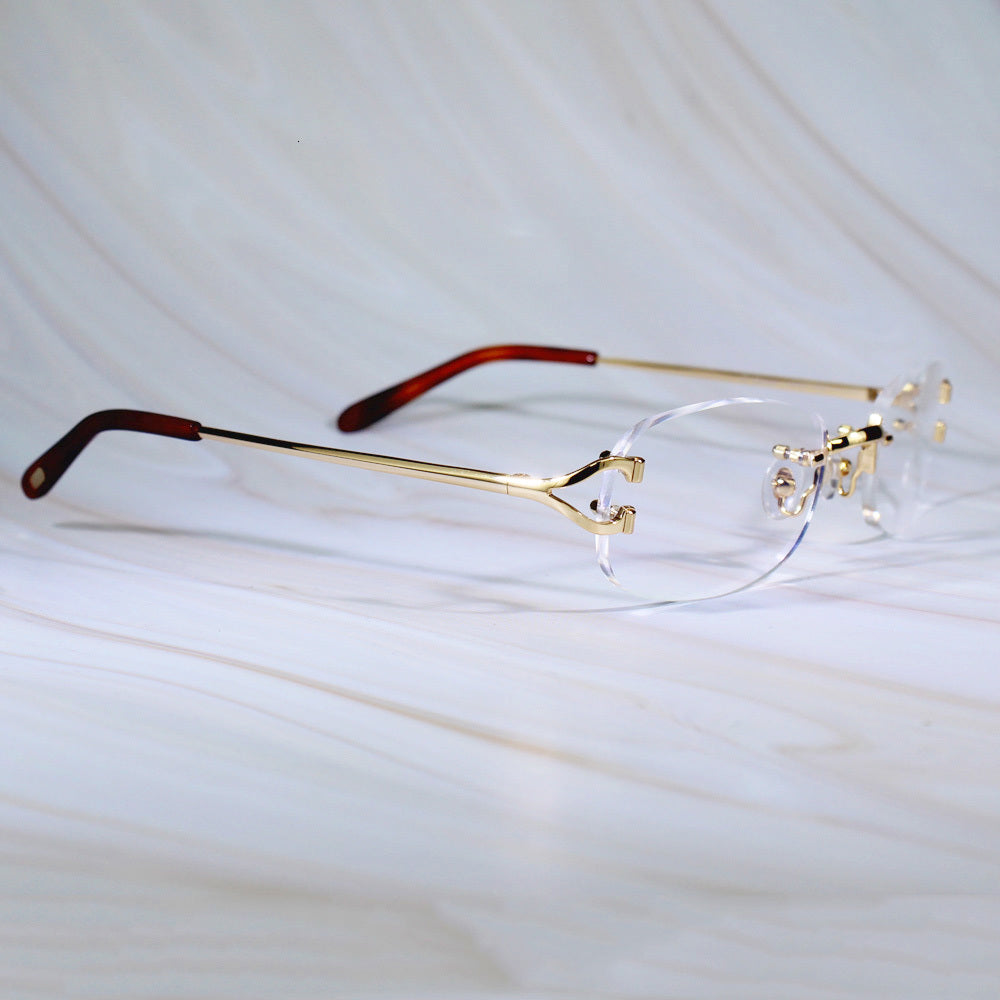 2021 New Vintage Clear Glasses Frame Men Women Luxury Designer Carter Reading Computer Office Decoration Eyeglasses for Wedding Gsss