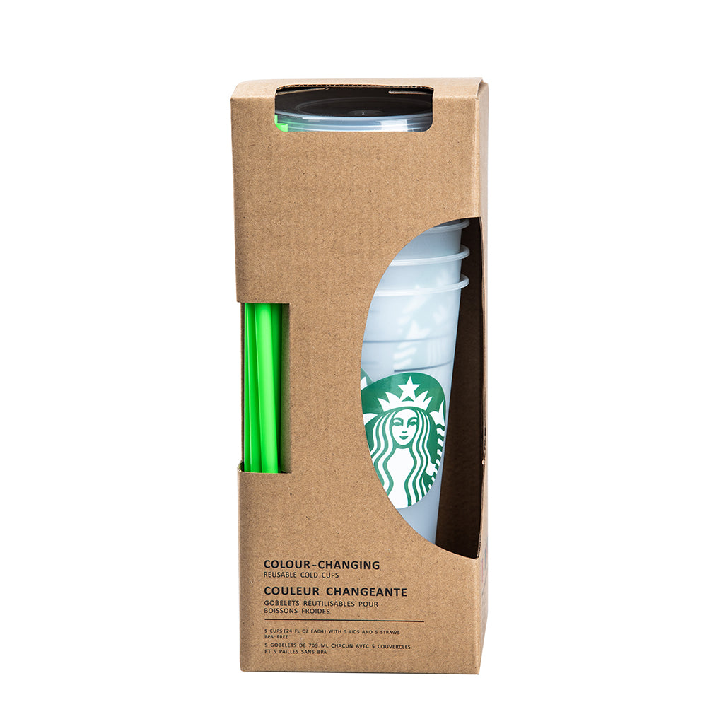 24oz Starbucks Cups Tumblers Plastic Drinking Juice Cup With Lip And Straw Magic Coffee Mug plastic Transparent cup DHL Shipping FY2488