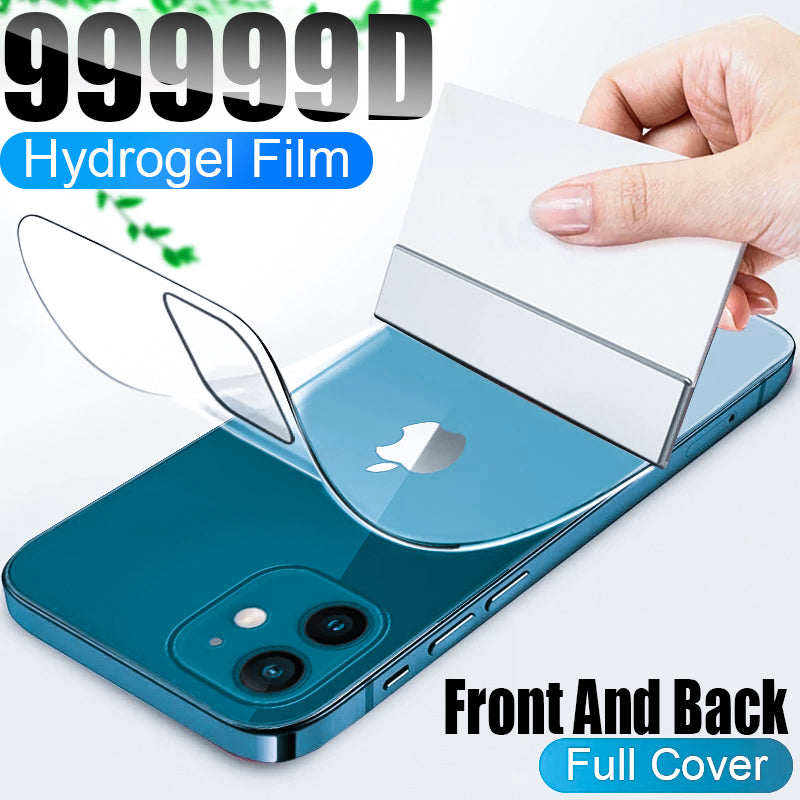 Soft Full Cover Hydrogel Film Screen Protector for Galaxy S22 21 S20 Ultra IPhone 14 13 11 12 Pro Max 14Pro 13pro 14plus XR X XSMAX Not Glass
