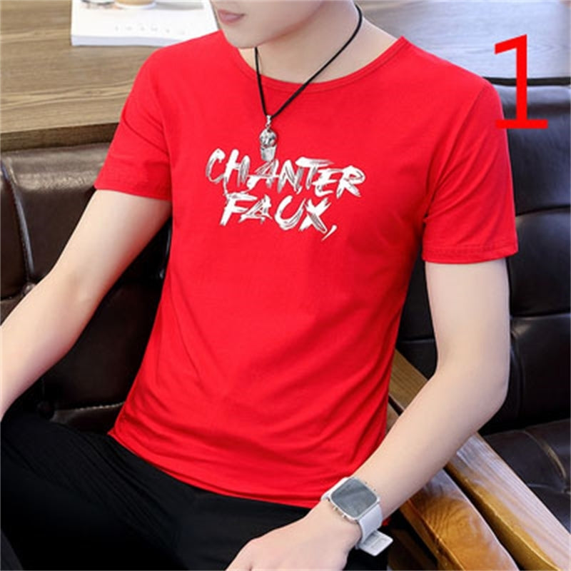 2021 New Men&#039;s Short Youth Half Sleeve Lapel T-shirt Cotton Business Polo Shirt Summer Vlh7