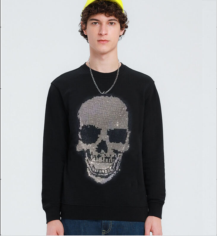 2021 New High Quality Pullover Sweatshirts Diamond Stone Plus Size Hoodies Male Autumn Hot Drill Men Gifts U3xw