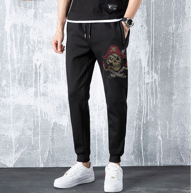 2021 New Mens Winter Jogger Hot Drill Sportwear Pants Rhinestones Trousers Sweatpants Plus Size 4xl 1qwp