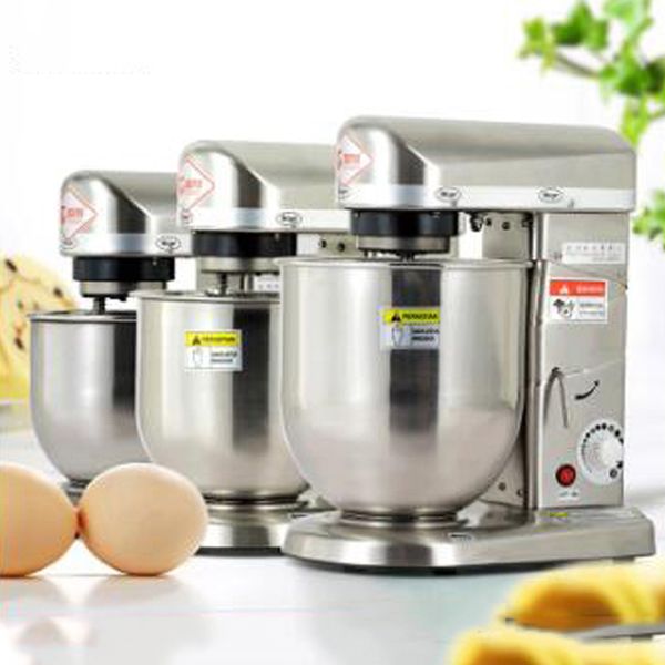 Commercial stainless steel 500W multifunctional Dough Mixer Household Electric Food Mixer 7L Egg Cream Salad Beater cake mixer