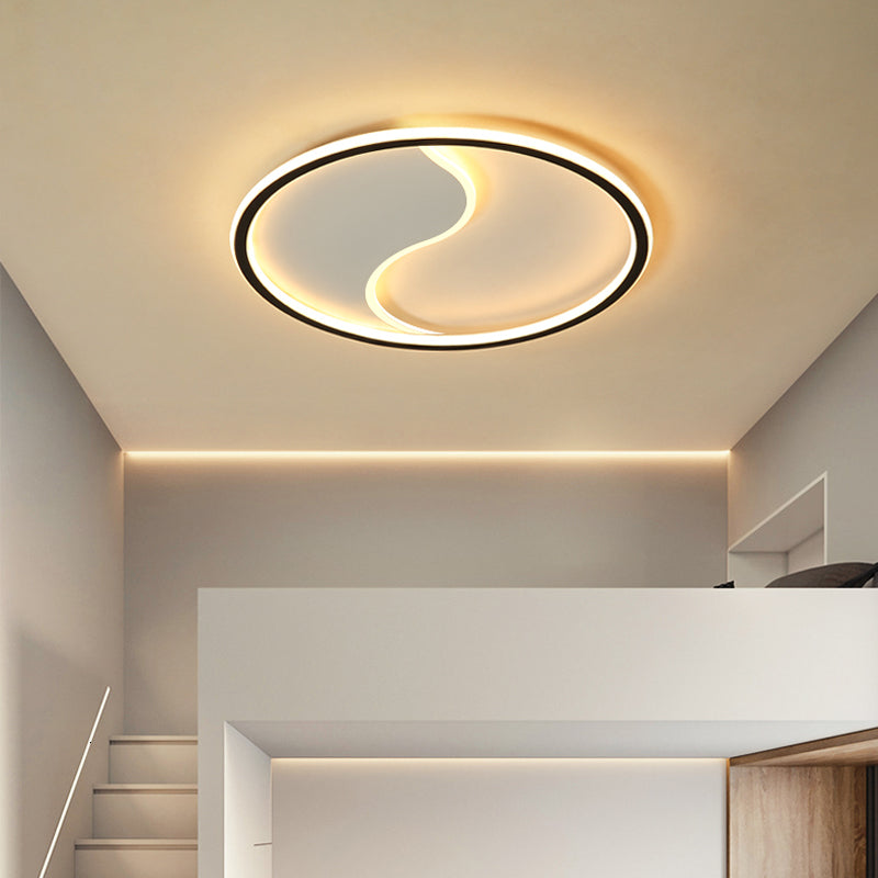 Moderno Round Lights Living Room Be Fourth House Creativtion Lighting Ceiling Kitchen Attic Light Bulbs Led I7um