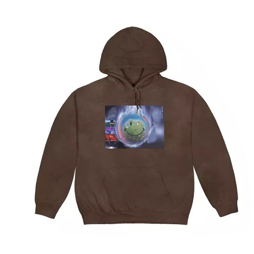 2021 New Travis Scott Bleached Brown Hoodie Women Men Cactus Jack Pullover Hooded Sweater Fashion Clothing H3px