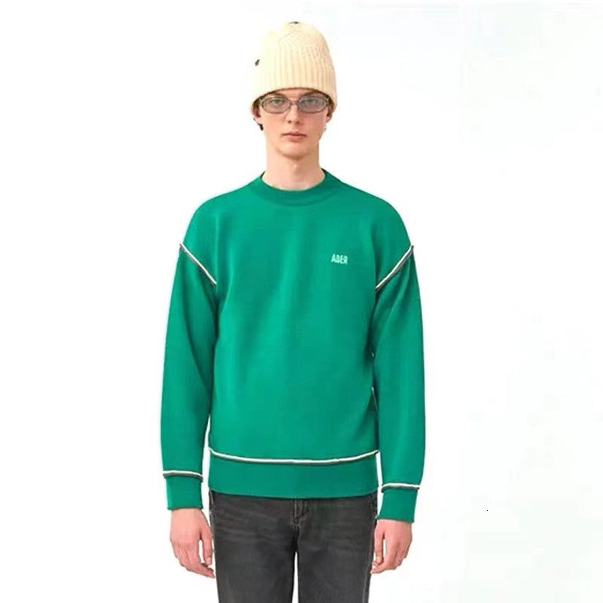 2021 New Fw Adererror Men Women Letter Loose Knit Sweater Stitching Ader Error Hoodie Sweatshirts Tb43