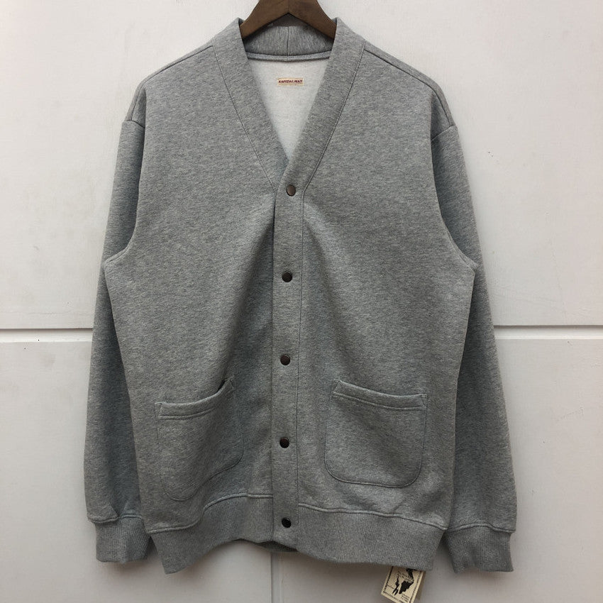 2021 New Cardigan Single Breasted Kapital Women&#039;s Sweatshirts More Veet with Black Gray Hoodie Streetwear Sweater Ot0s