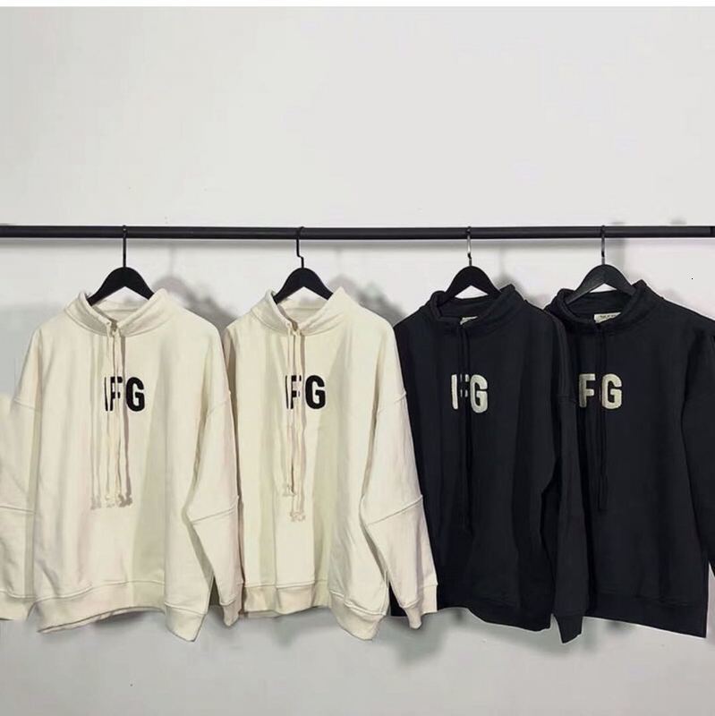 2021 New Best Version 1:1 Fog Style 6th Collection Fg Flocking Women Hoodie Oversized Men Cotton Sweatshirt Pullover Xugs
