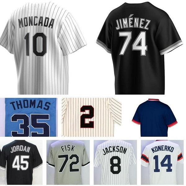 Custom 2021 Men Women Youth Majestic Jose Abreu Jerseys Eloy Jimenez Yoan Moncada McCann James Leury White Sox