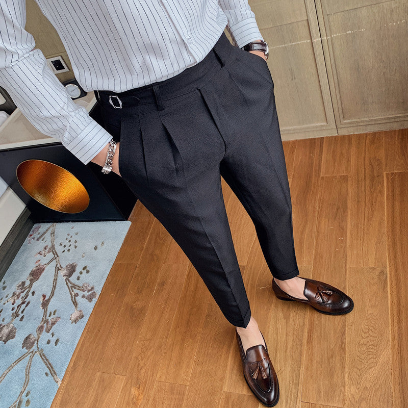 All Formal Games Wear Solid Casual of Men Dressed Korean Fine Fit Streetwear Gentlemen Business Pants 29-36 2k2j