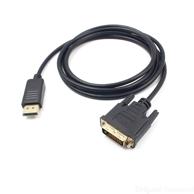 1.8M Professional DP to DVI Converter Cable DisplayPort Male to DVI-D 24+1Pin Male Display Adapter Cable for Monitor