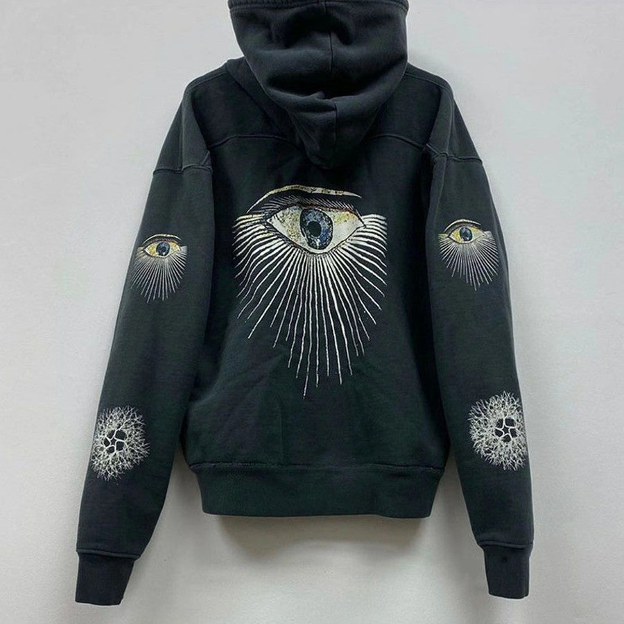 2021 New Heavy Fabric Honest Eye Hoodie Men Women 1:1 Best-quality Vintage Pullover Loose Rhude Sweatshirts 1ppj